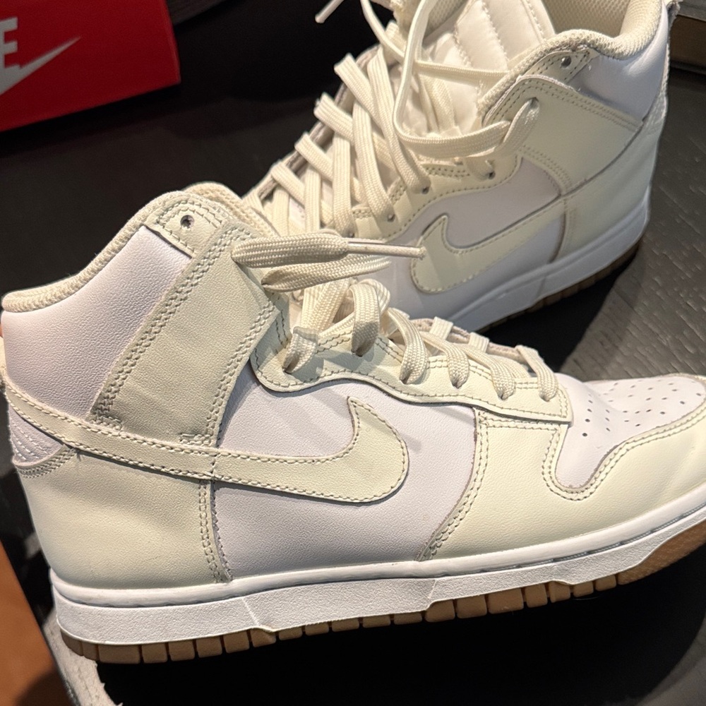 Nike Cream High-Top Sneakers